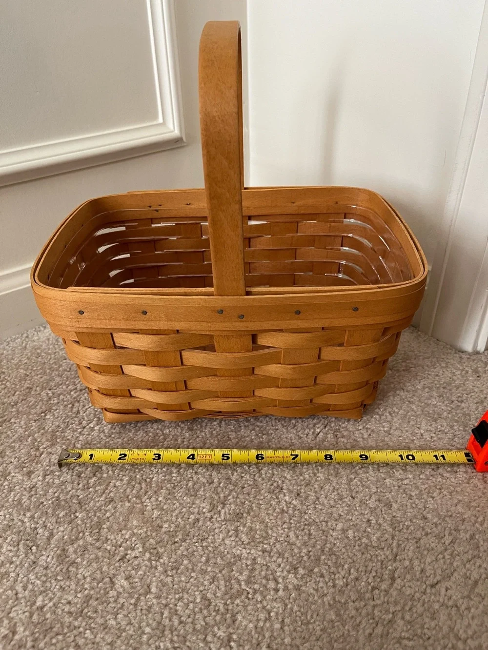 Lot of 3 Longaberger baskets from late 1990s to early 2000s.